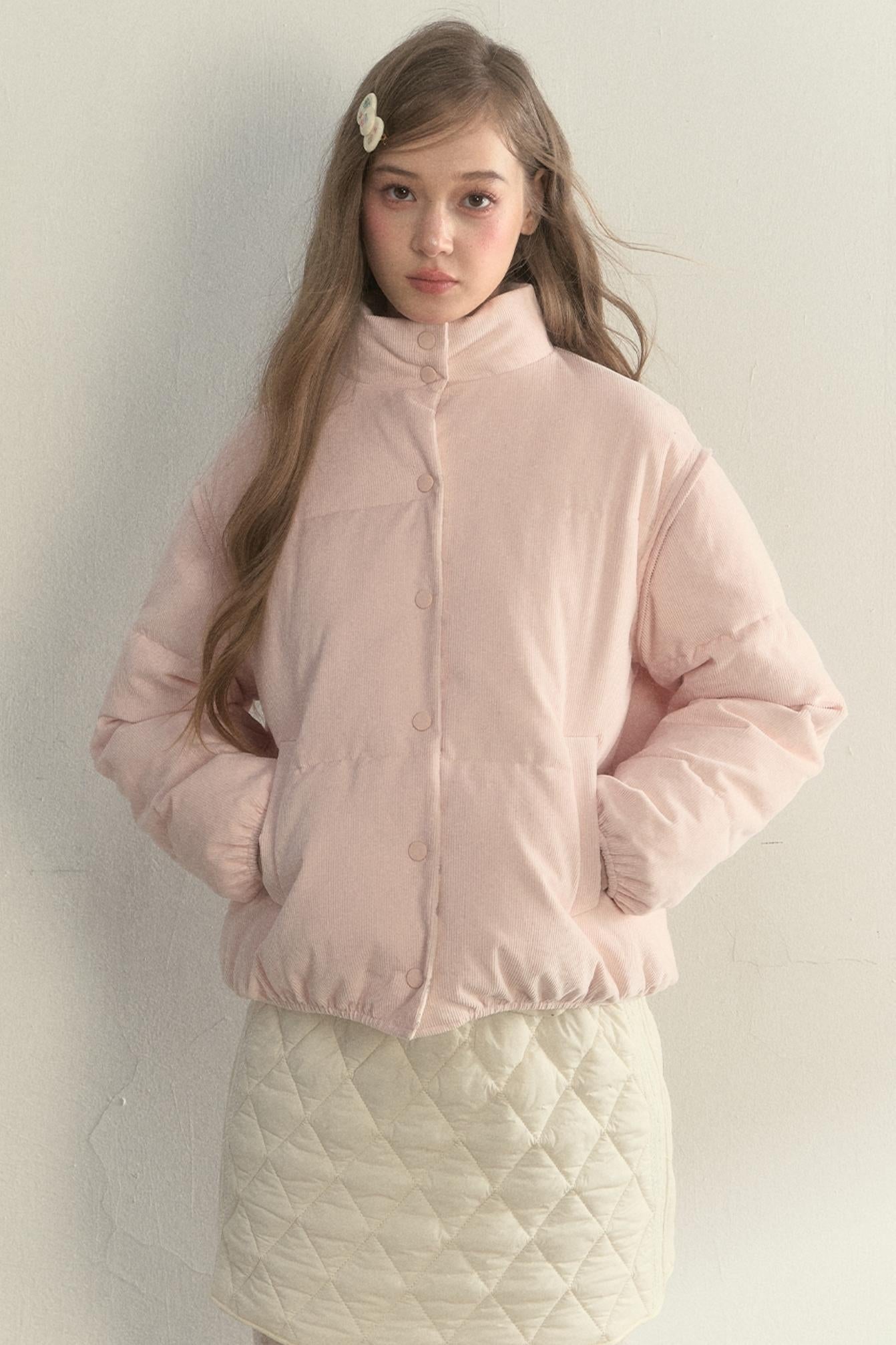 Sunset Floral Corduroy Jacket Set-Up