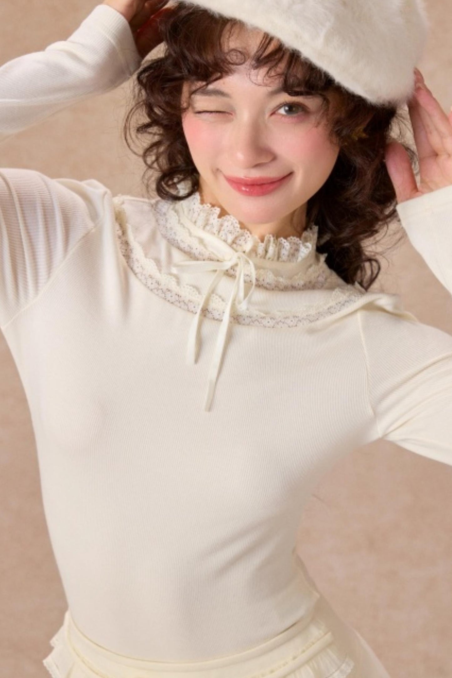 Moonlight Lace Knit Top Set-Up