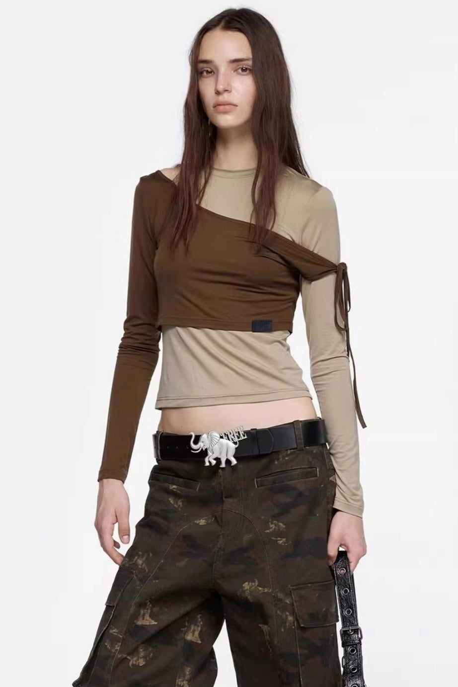 Spice Girl Style Long Sleeves Top