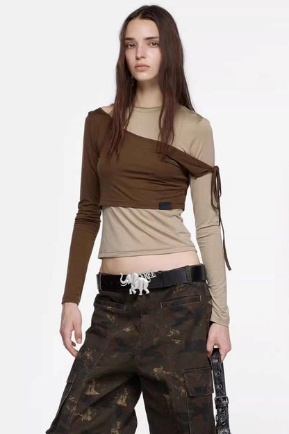 Spice Girl Style Long Sleeves Top