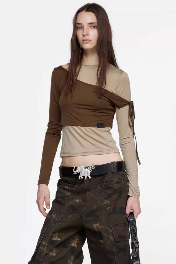 Spice Girl Style Long Sleeves Top