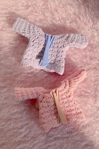 Herbst-Engel gestrickte Haarspange