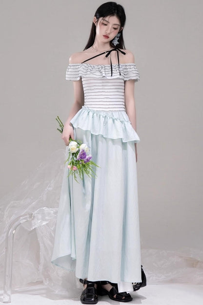 Aurora One-Shoulder A-Line Dress