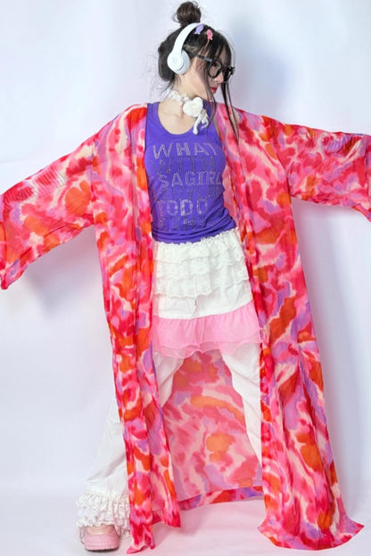 Summer Thin Printed Long-Sleeved Jacket