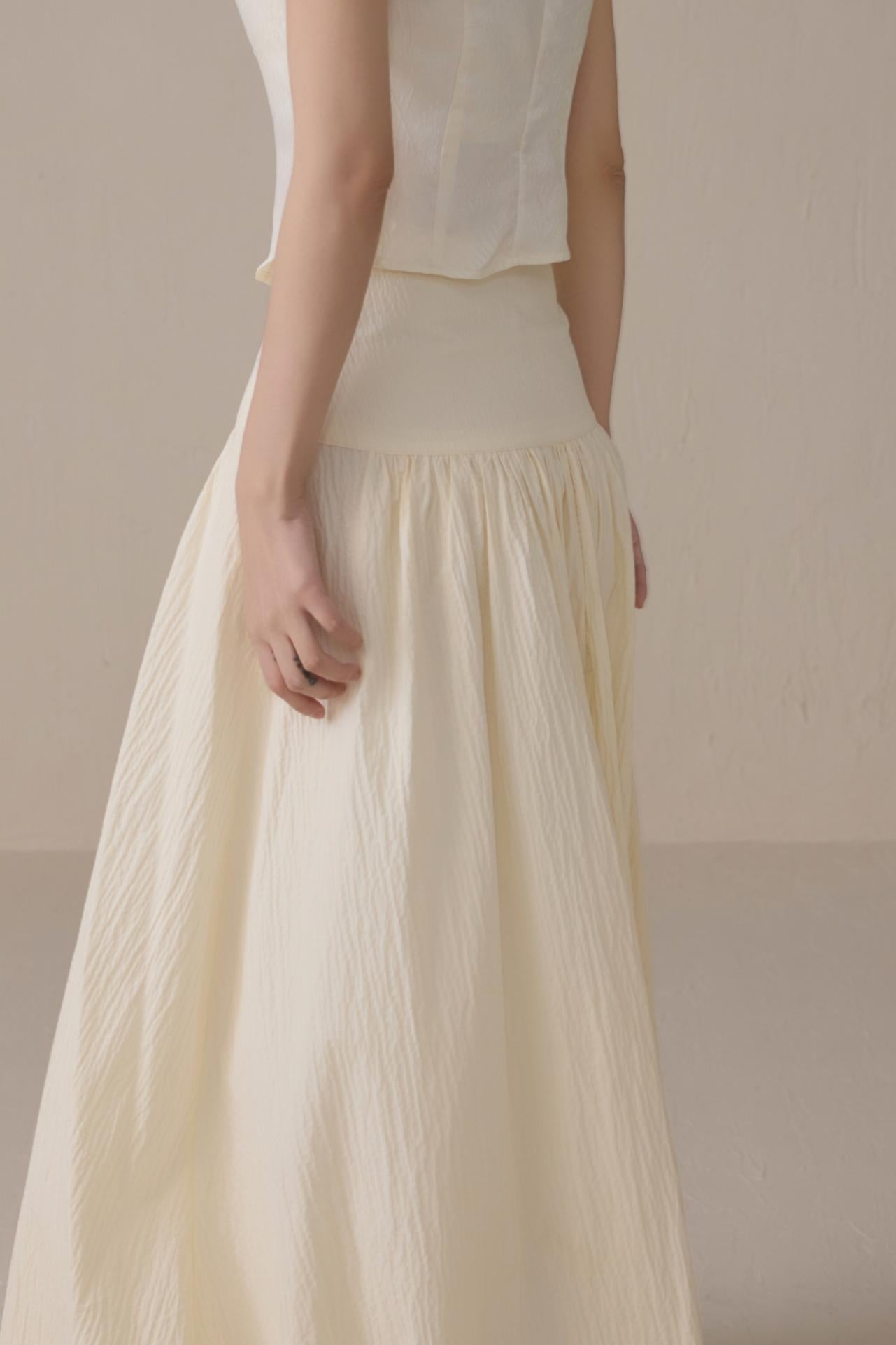 Romantic Cloud A-Line Skirt
