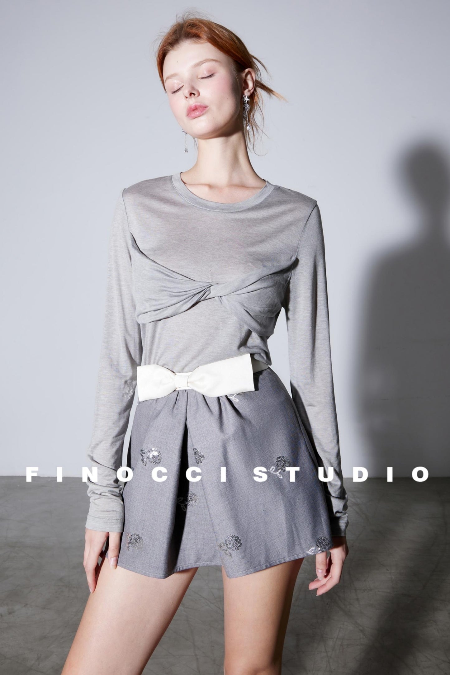 Soft Silk Knitted Mask Top