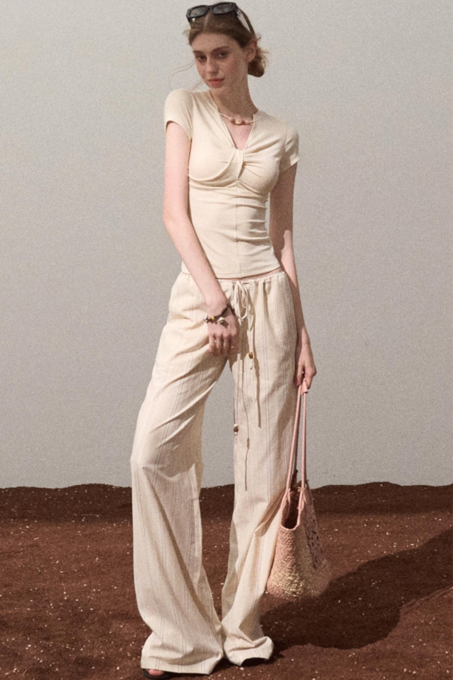 Amber Striped Pants Set-Up