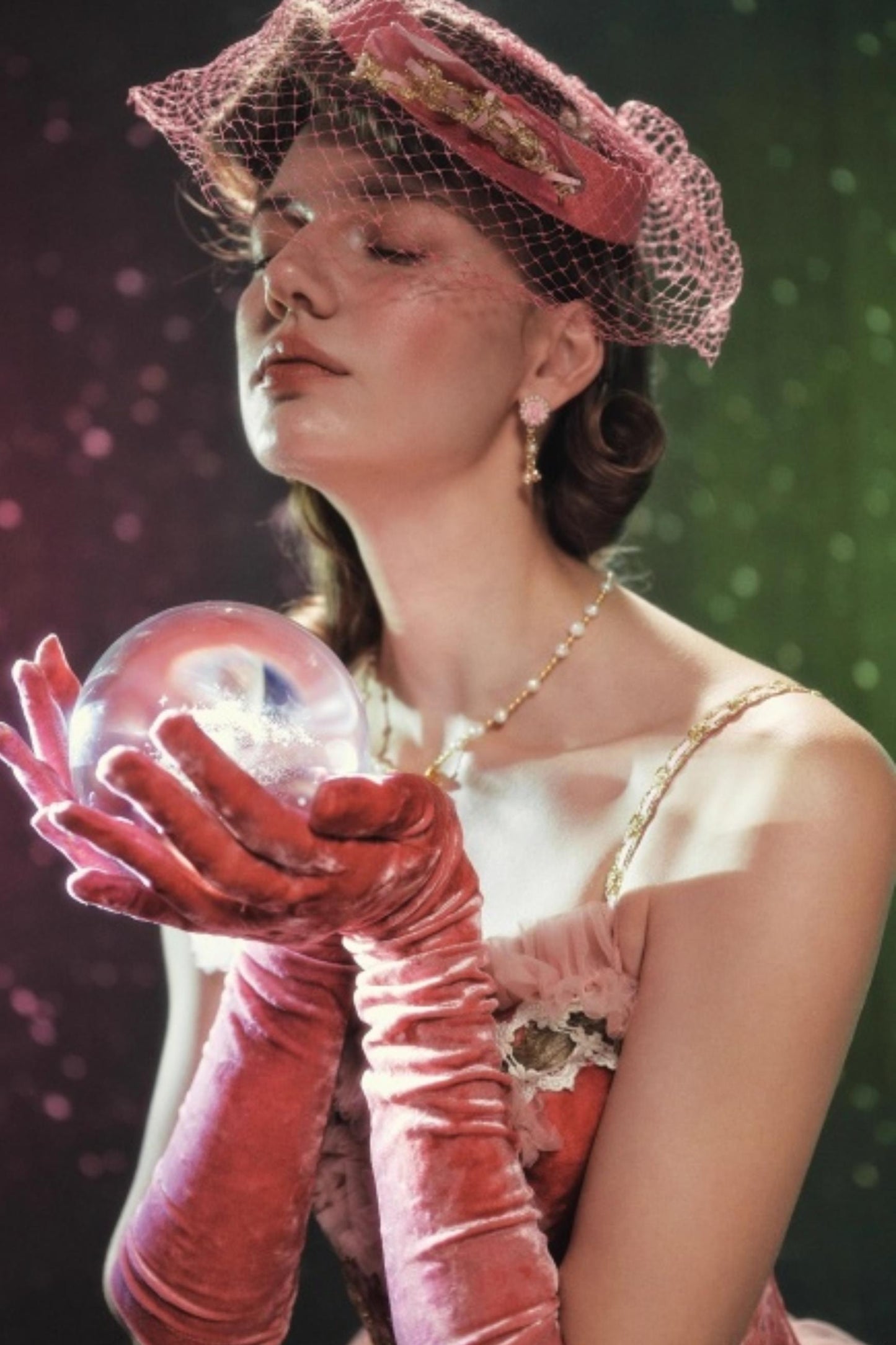 Lacemade Grape Green Dress