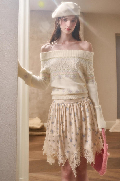 Fresh Floral Skirt Set-Up