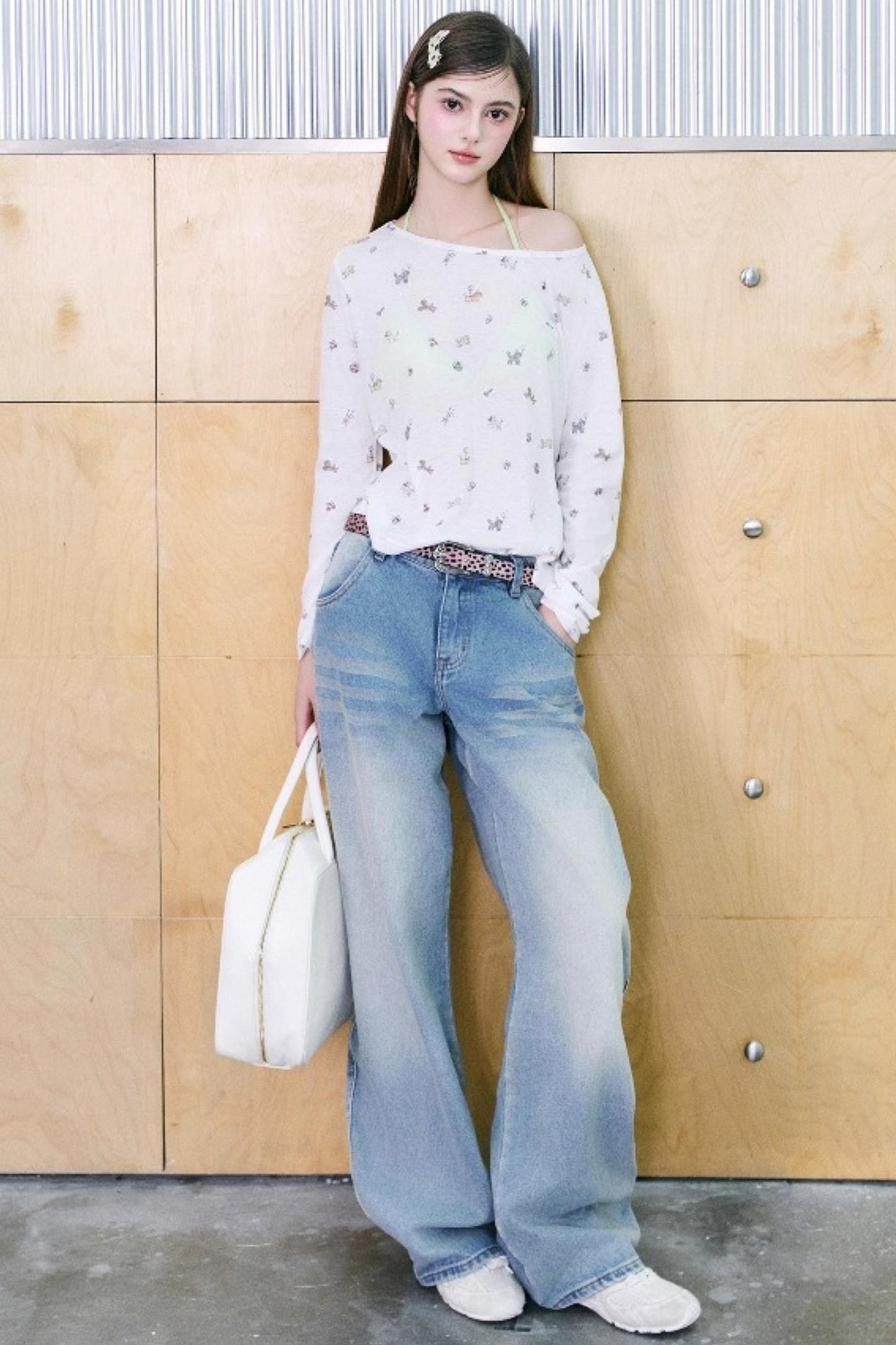 Long Sleeves Smock Top