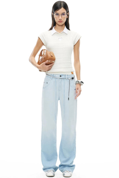 Cool Hemp Slim Straight Jeans