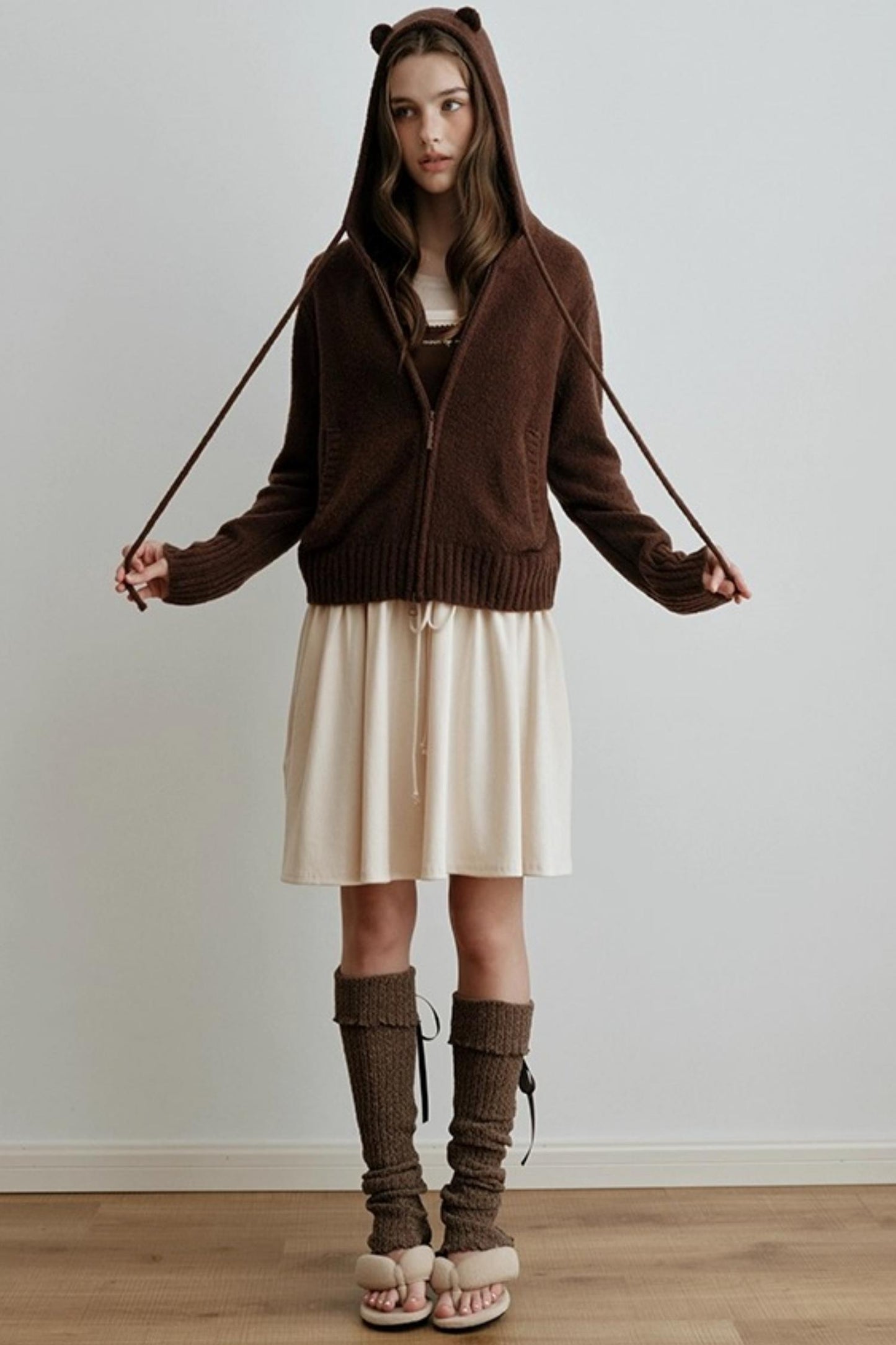 Floral Embroidered Knit Dress