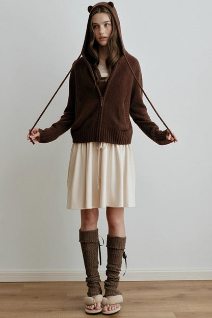 Floral Embroidered Knit Dress