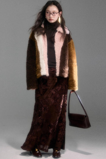 Castle Vine Velvet Skirt