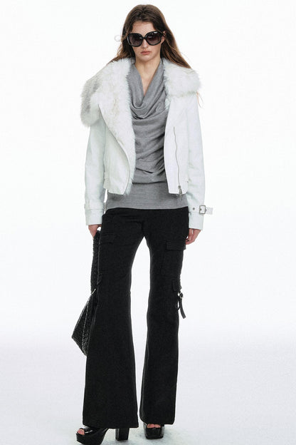 Lazy Style Off-The-Shoulder Knitted Dress