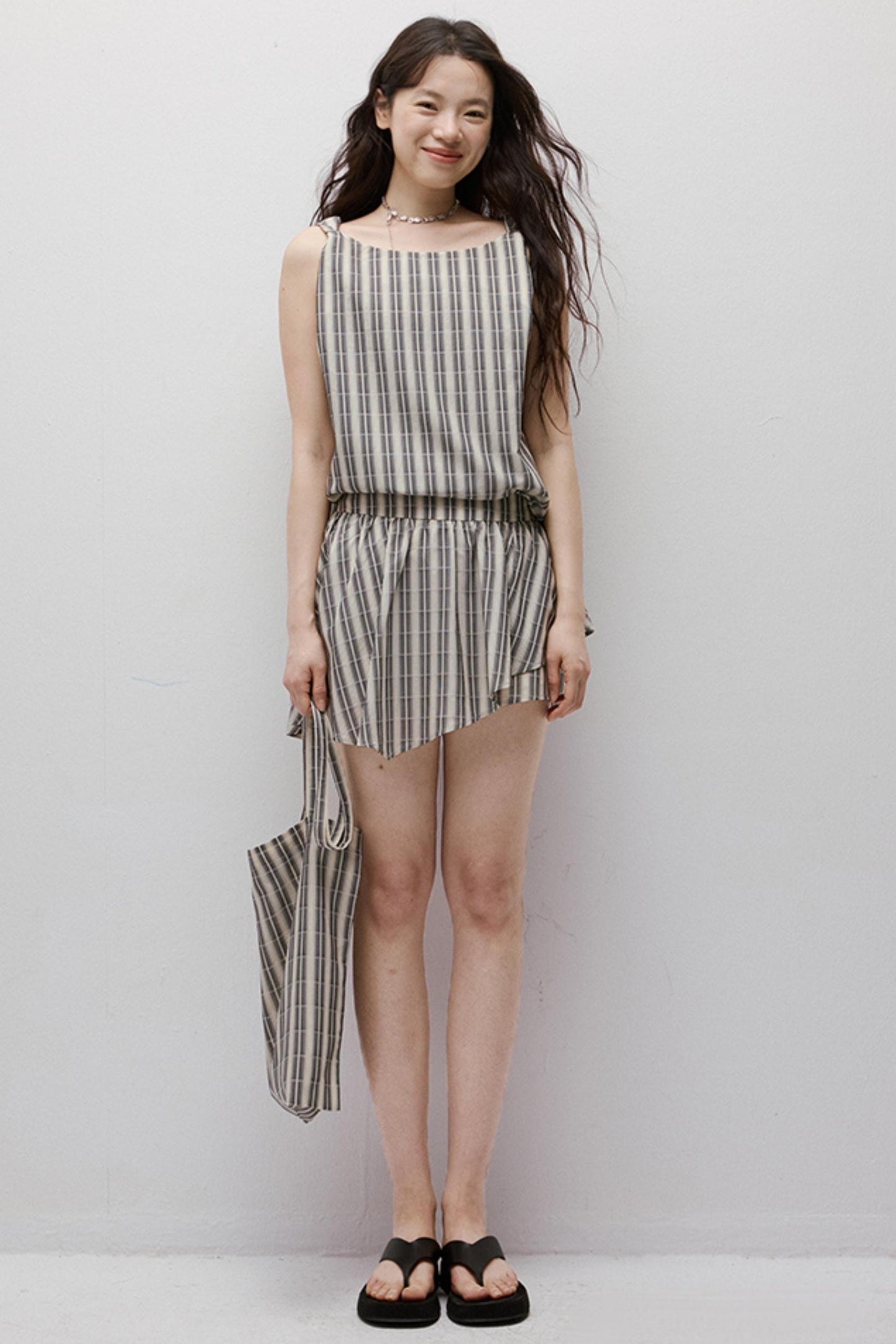 Artistic Stripe Holiday Skirt