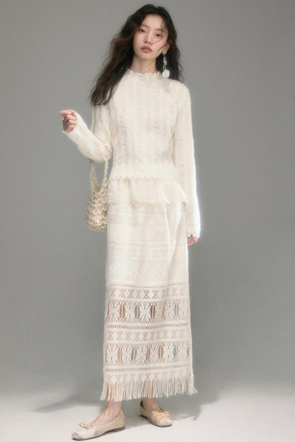 Original Monologue Fringe Skirt