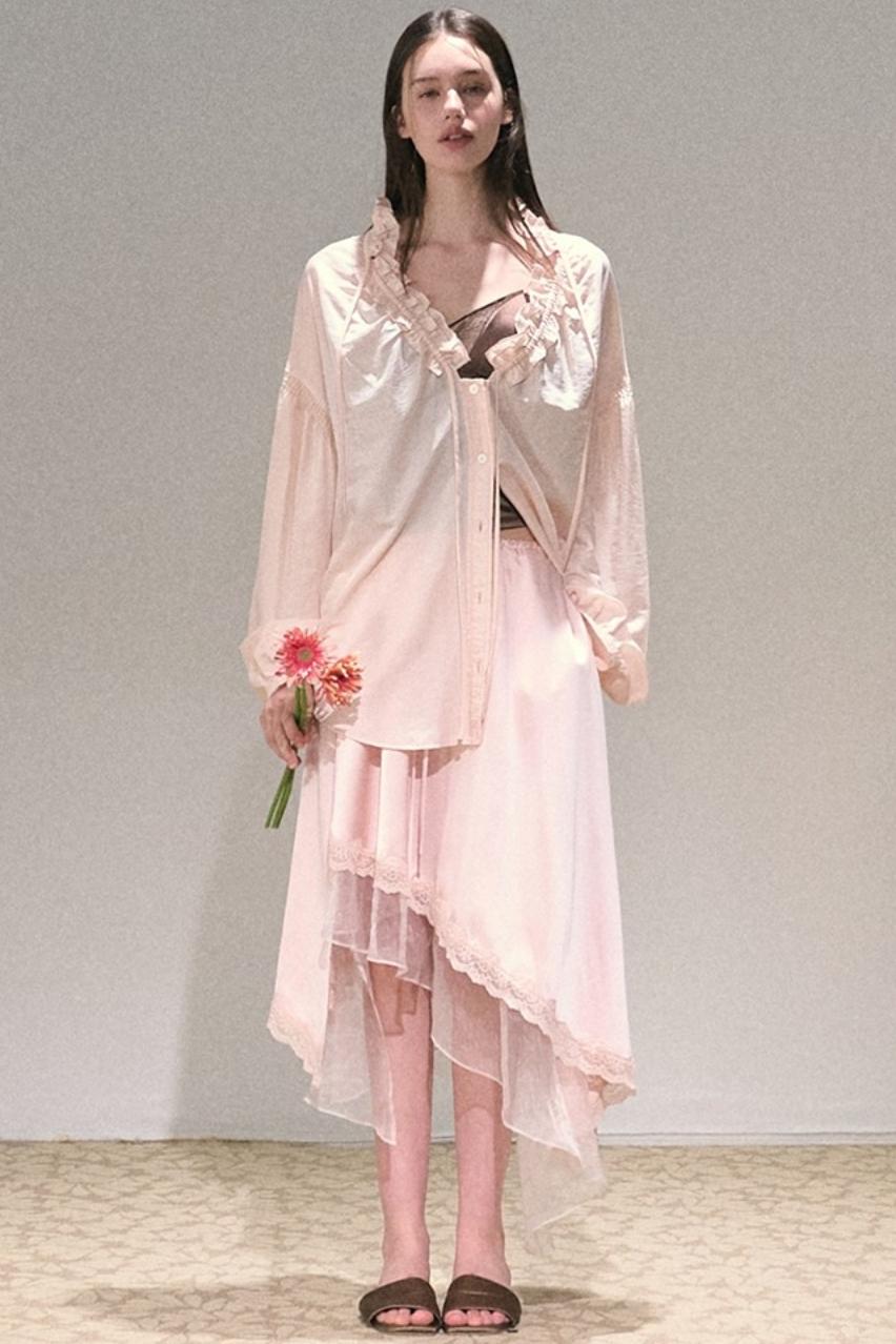 Naia Organ Acetate Skirt