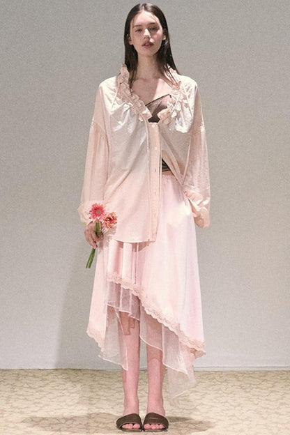 Naia Organ Acetate Skirt