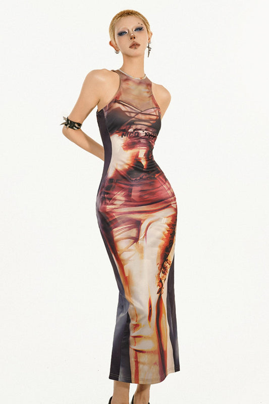 Summer Slim Fit Neck Dress