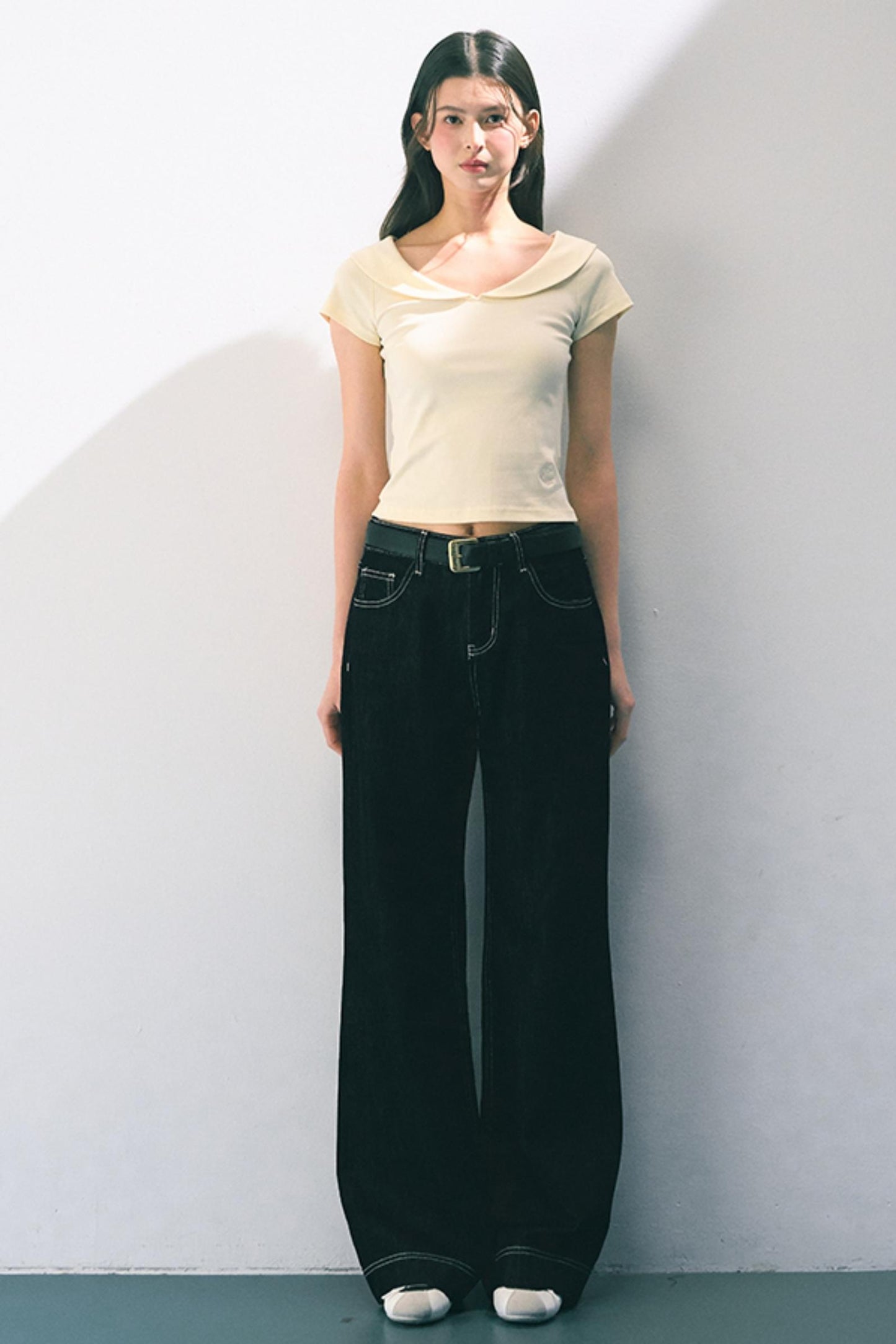 Minimalist Knit Slim Fit Top