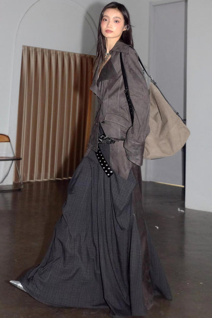 Romantic Vintage Large Swing Long Skirt