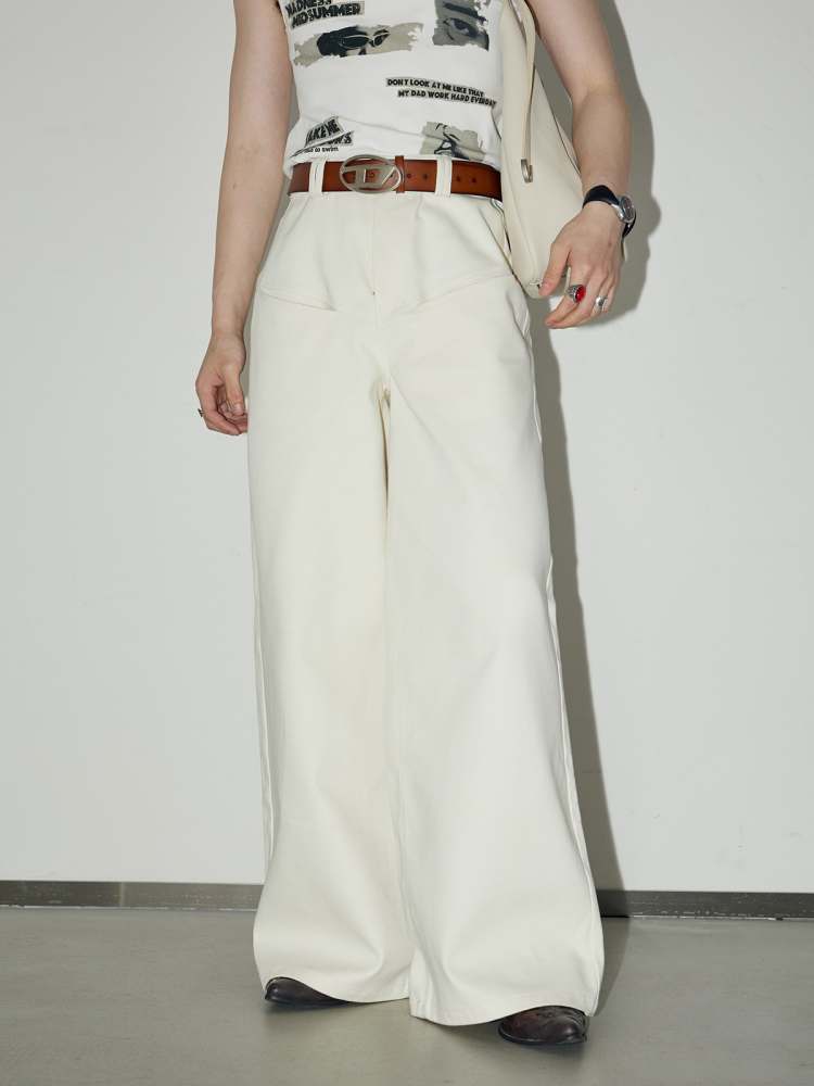 Basic Wide Leg Front Pocket Pants