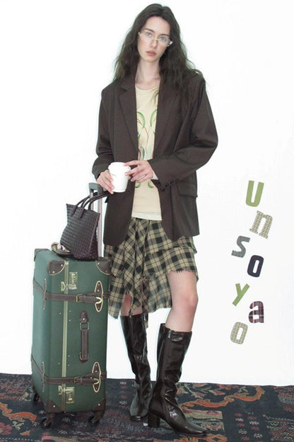 Vintage Autumn Shoulder Pad Blazer