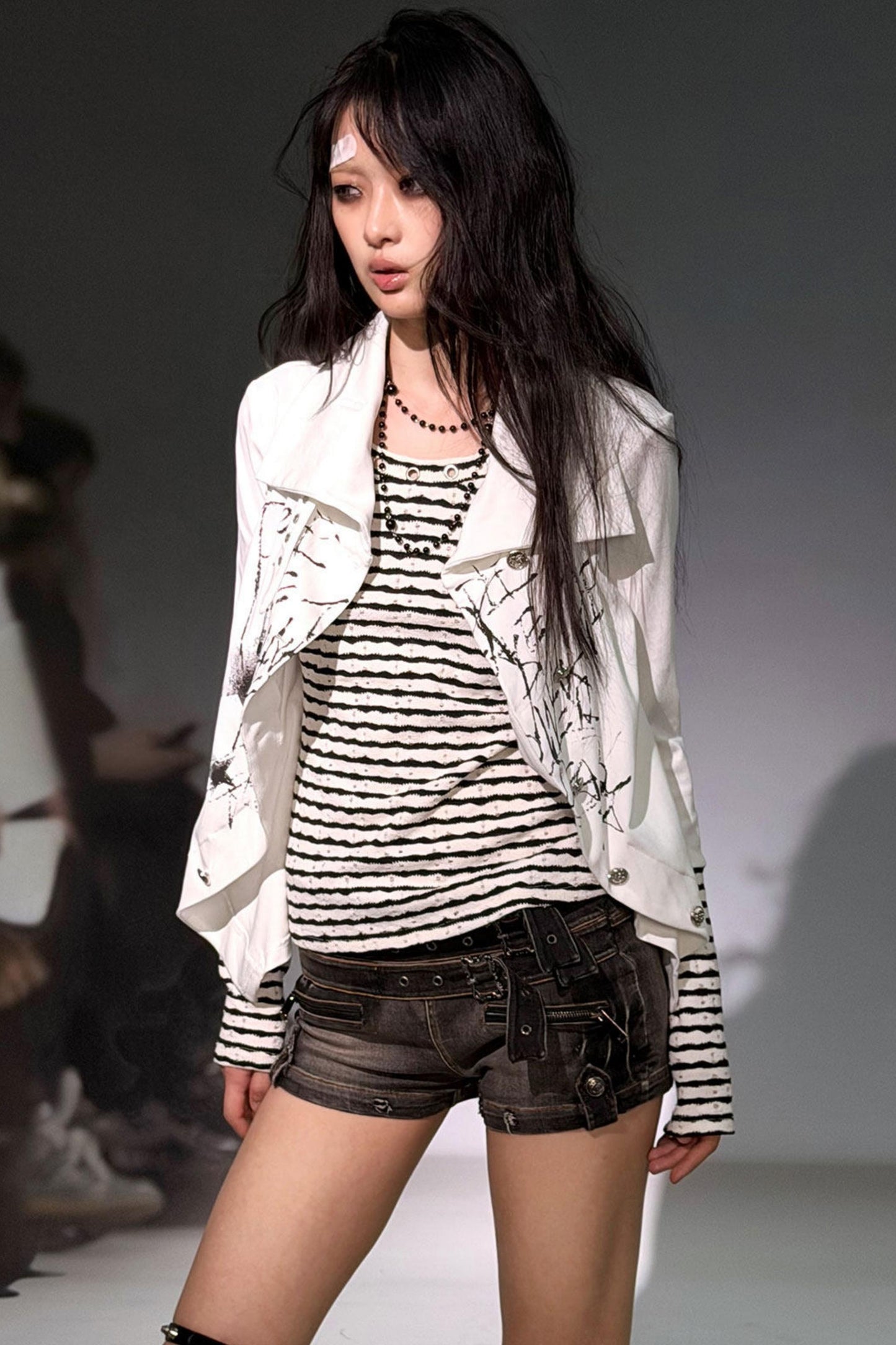 Reverse Stripes Anchor Top