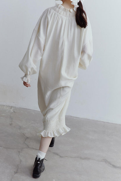Soft Skin-Friendly Linen Cocoon Dress
