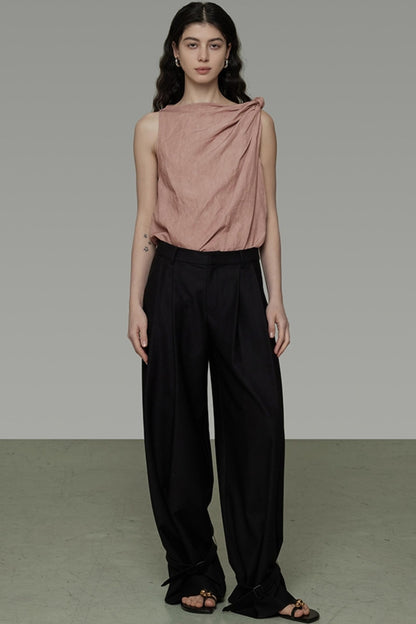 Twisted Pink Sleeveless Camisole