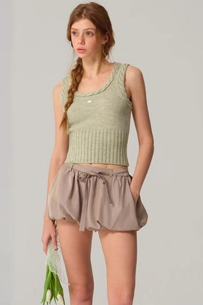 Charming Parisian Knit Undershirt