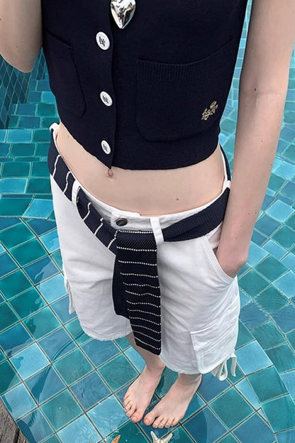 Color-Blocked Knit Tank Top