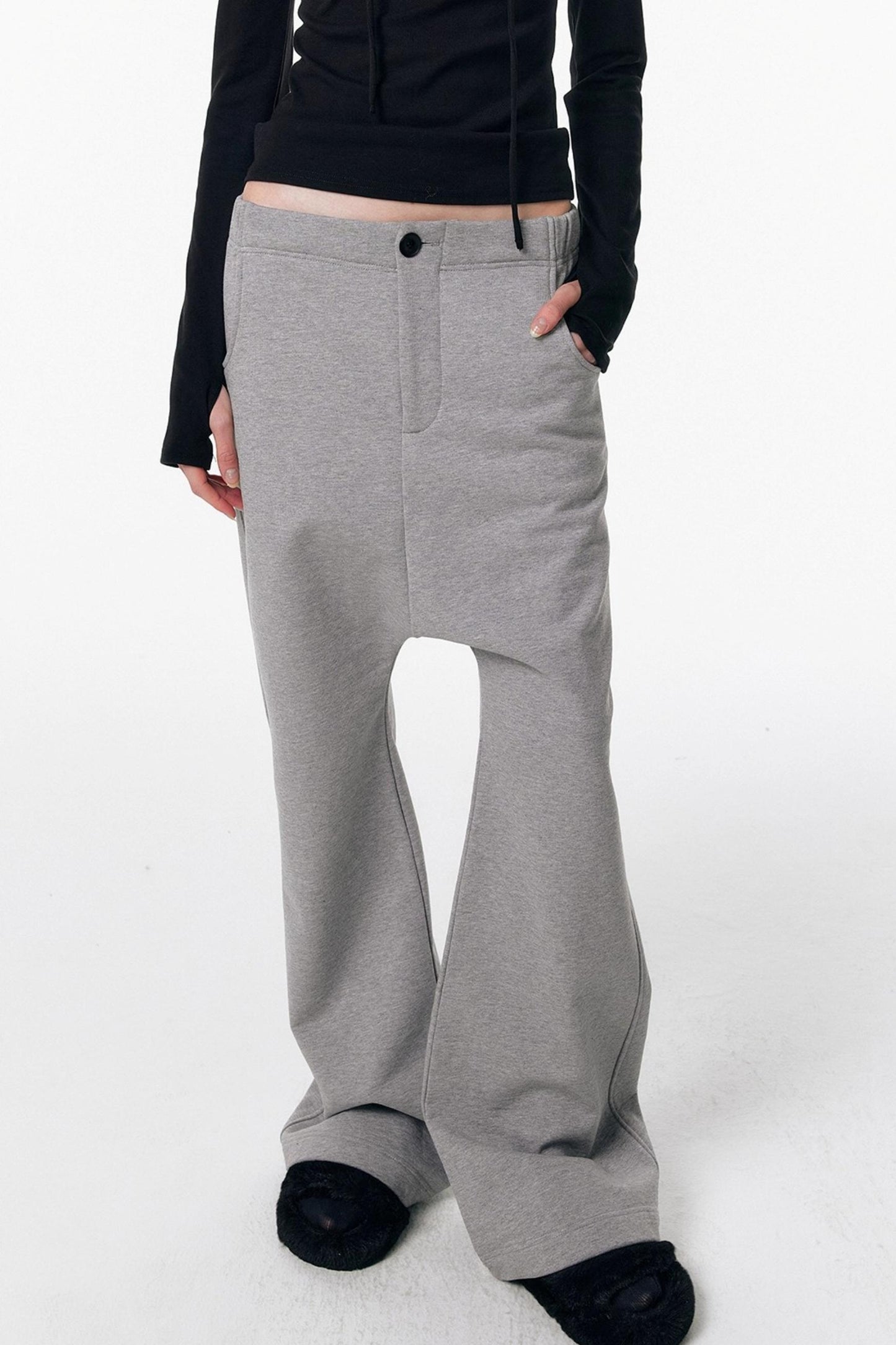 Micro-Flared Walking Pants