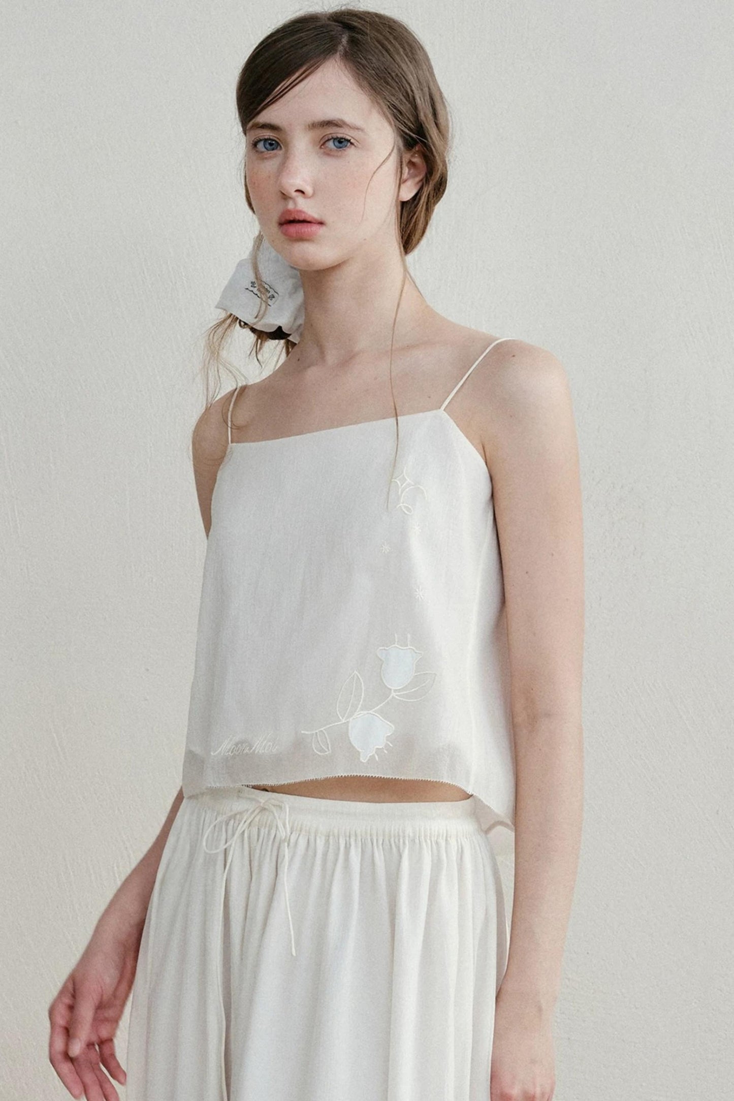 Cloud Puff Mesh Scrunchie