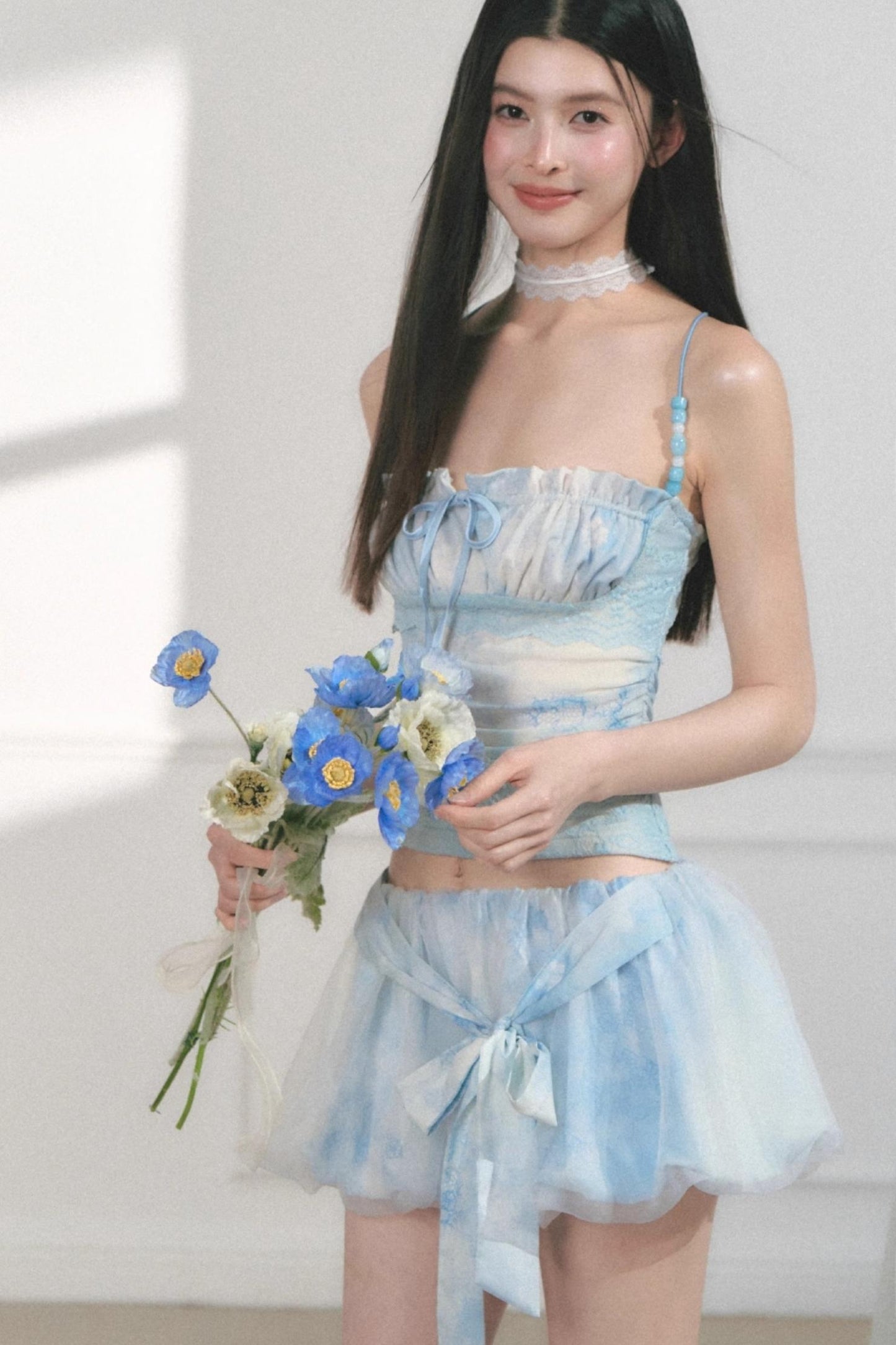 Sea Salt Jasmine Bustier Skirt