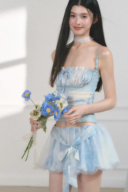 Sea Salt Jasmine Bustier Skirt