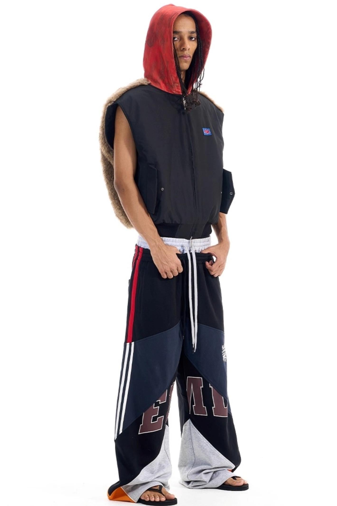 Patchwork Camouflage Hooded Jacket