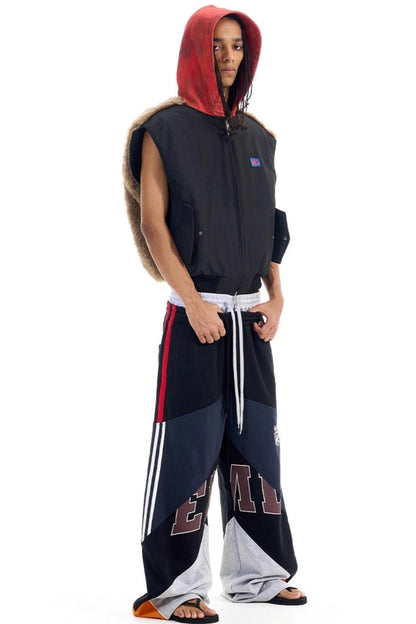 Patchwork Camouflage Hooded Jacket