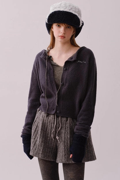 Water-Soluble Wool Knitted Top