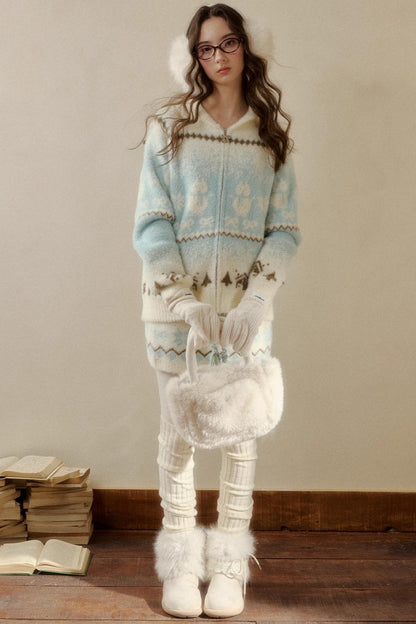 First Snow Nerzjacke und Rock Set