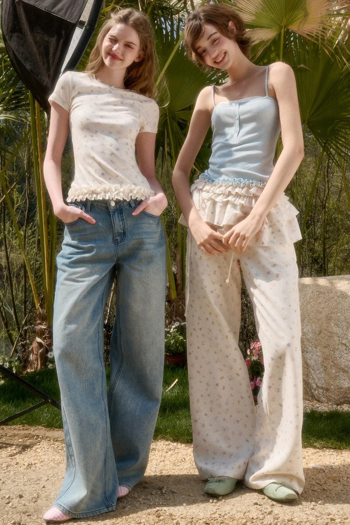 Little Rabbit Wide-Leg Pants