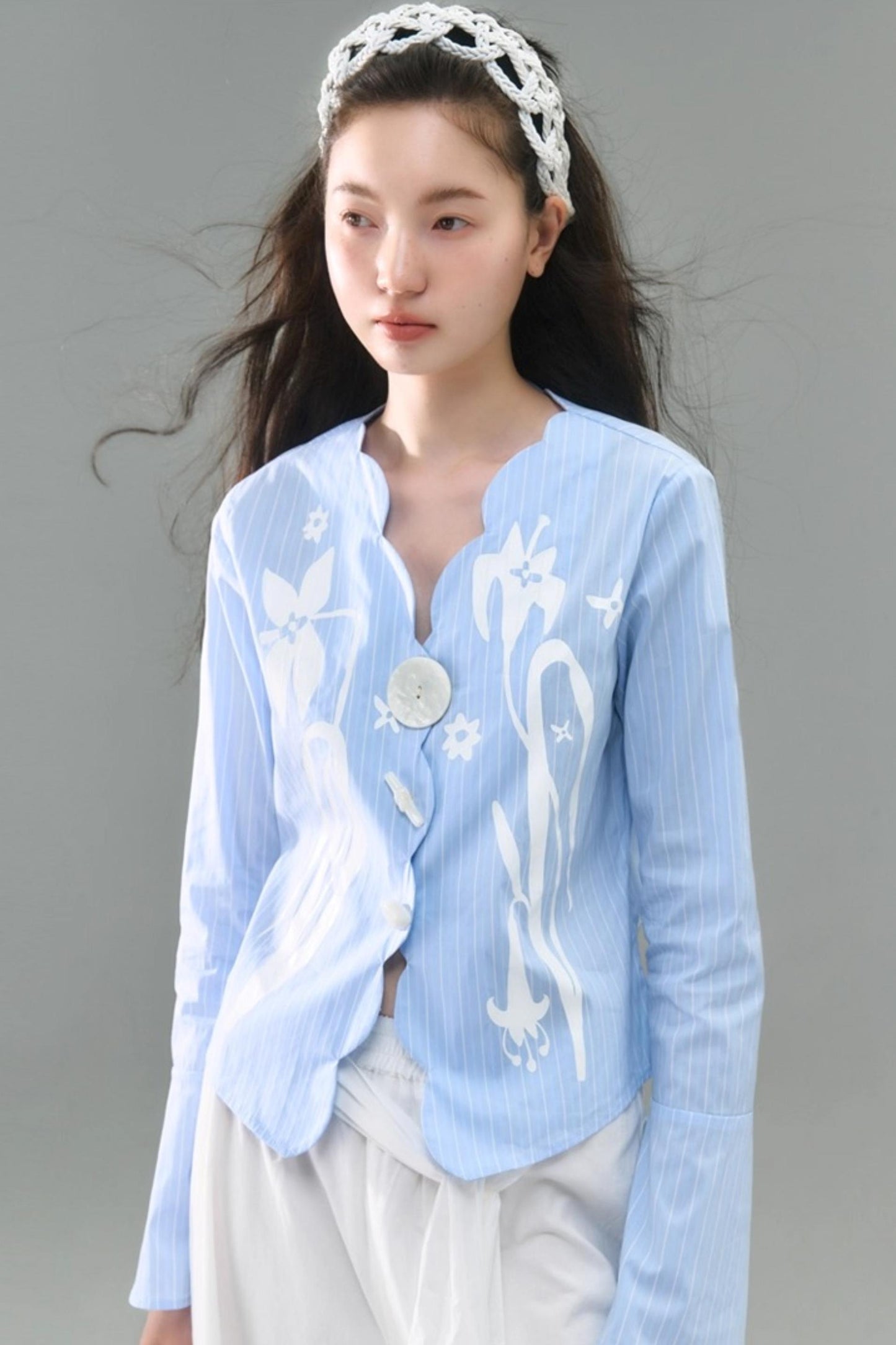 Vintage Lily Flared Sleeve Shirt