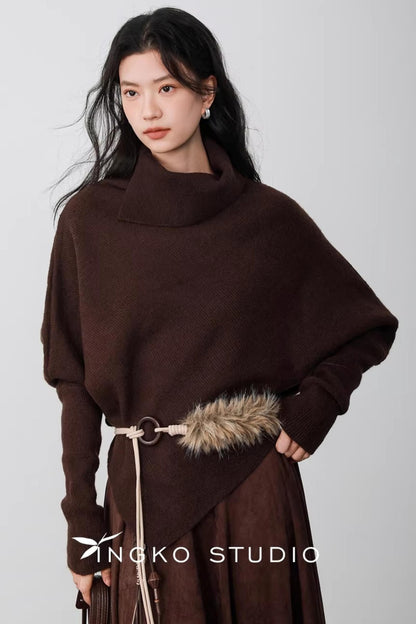 Ingko Latte Batwing Sweater