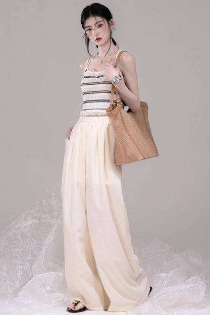 Chill Apricot Ruffle Pants Set-Up