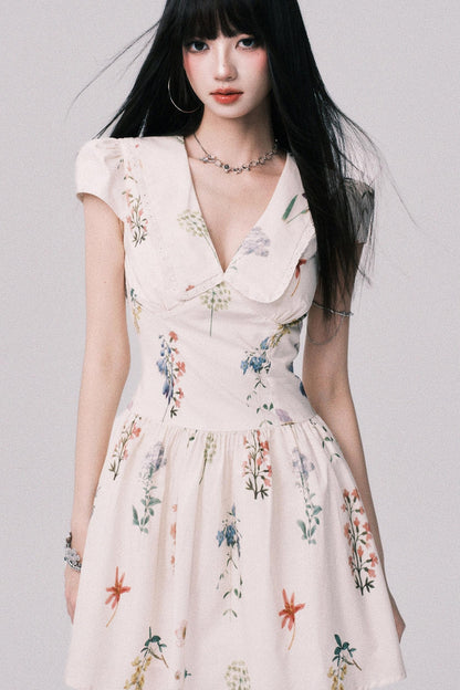 Floral French Doll Dress