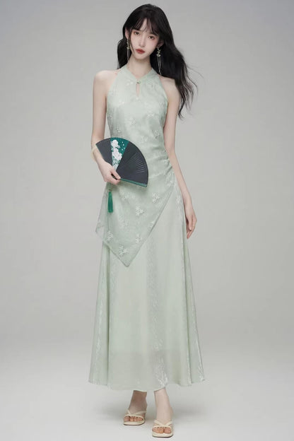 Pear Snow Green Dress