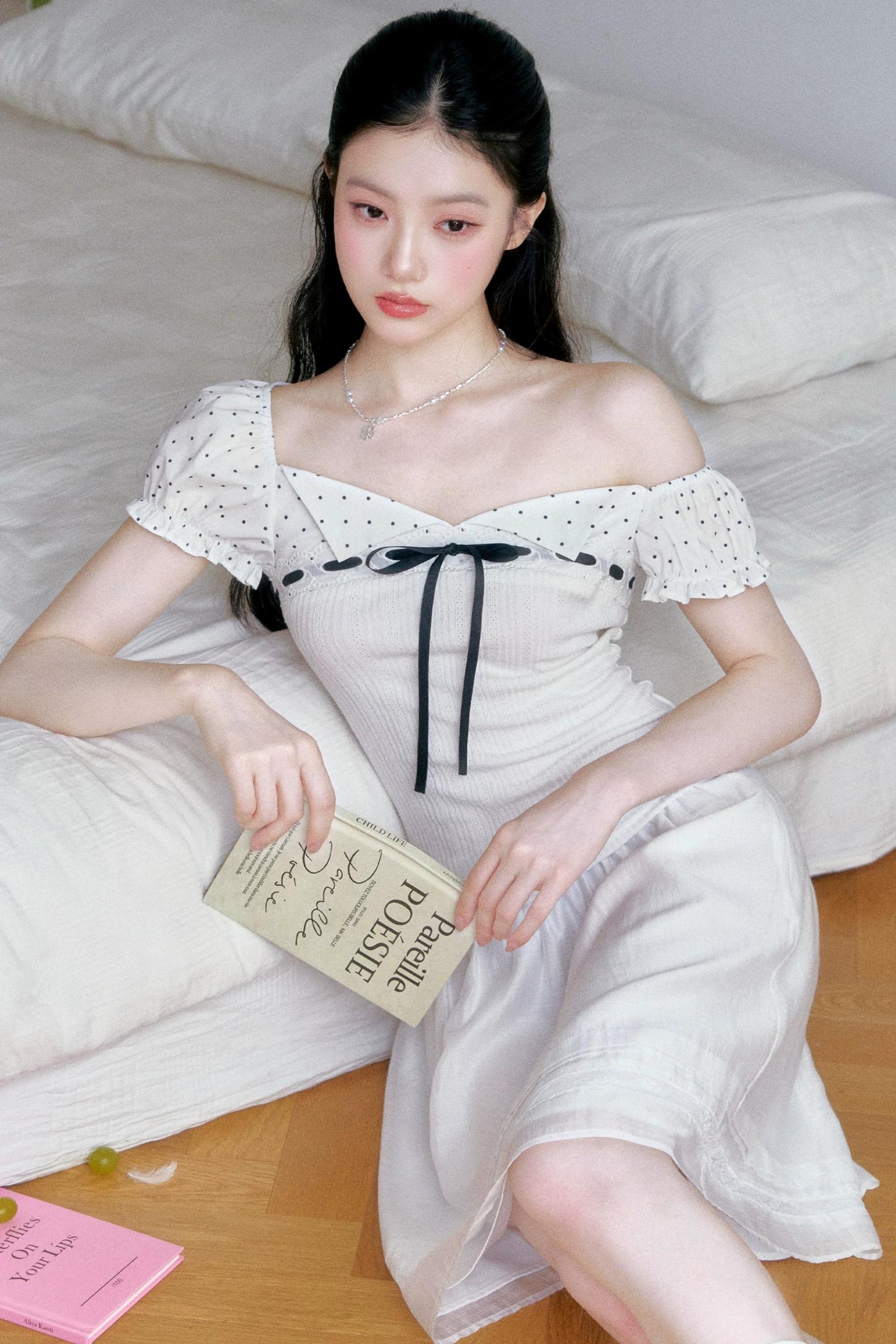 Vintage Asymmetrical Square Neck Top Set-Up