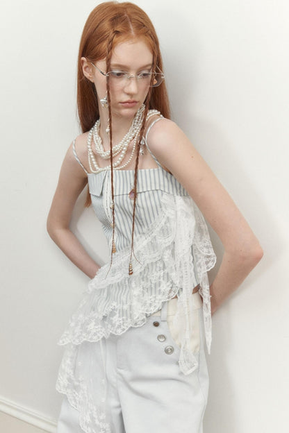 Irregular Stripe Cami Top