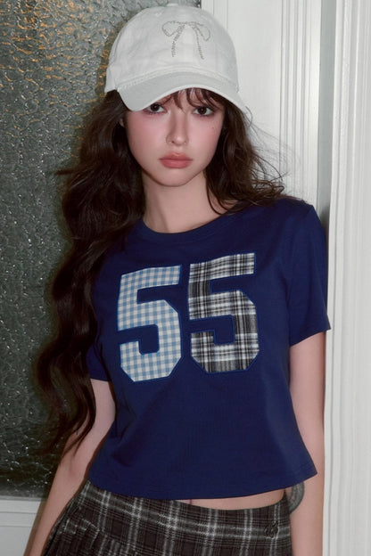 New Retro Digital Short Sleeve T-Shirt